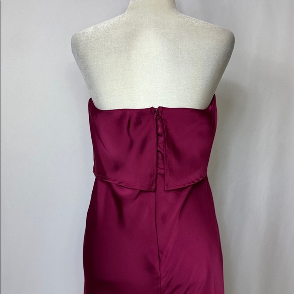 Petal & Pup Vienna Strapless Midi Dress Size Large Berry NWOT - Picture 12 of 16